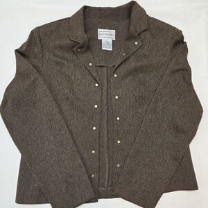 Karin Stevens Chocolate Brown Women's Blazer